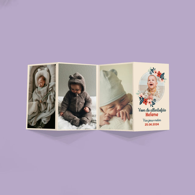 Foto En Handtekening: Voor Petekind - Grote Harmonica Van Foto'S