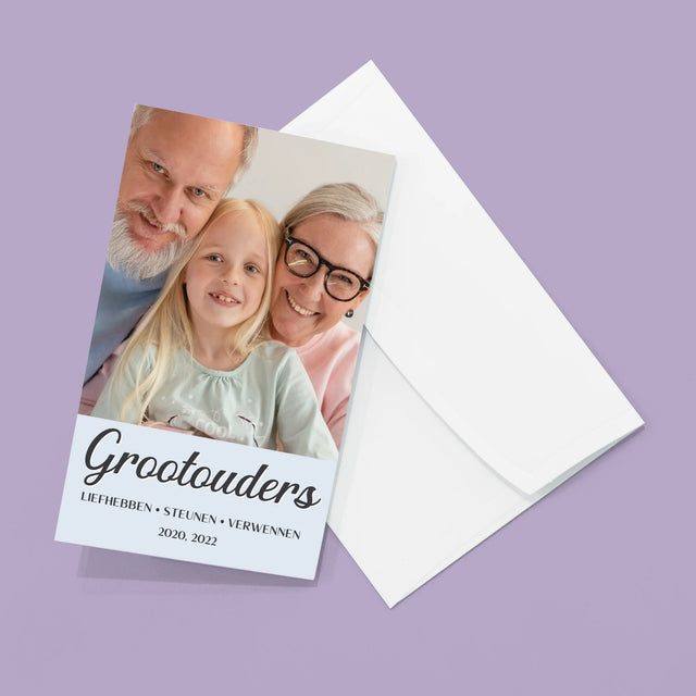 Fotocollage: Liefste Grootouders - Grote Harmonica Van Foto'S