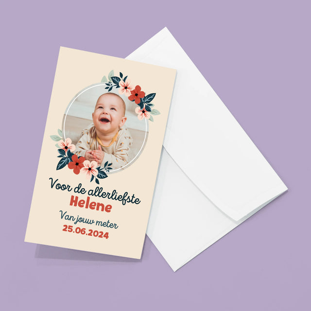 Foto En Handtekening: Voor Petekind - Grote Harmonica Van Foto'S