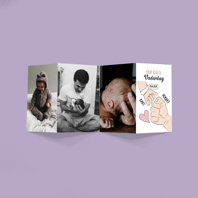 Naam En Handtekening : Eerste Vaderdag Samen - Grote Harmonica Van Foto'S