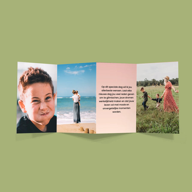 Foto En Handtekening: Mama Wij Houden Van Jou - Grote Harmonica Van Foto'S