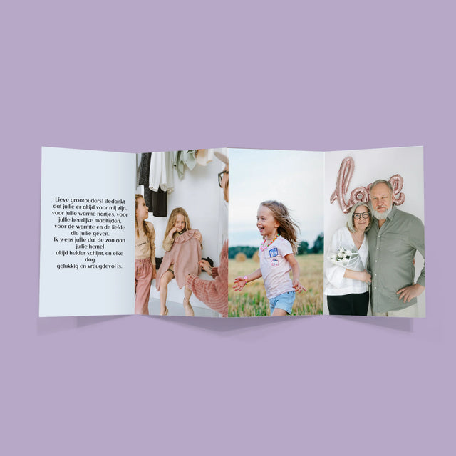 Fotocollage: Liefste Grootouders - Grote Harmonica Van Foto'S