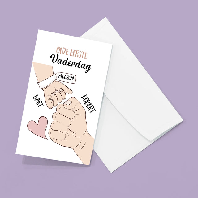 Naam En Handtekening : Eerste Vaderdag Samen - Grote Harmonica Van Foto'S