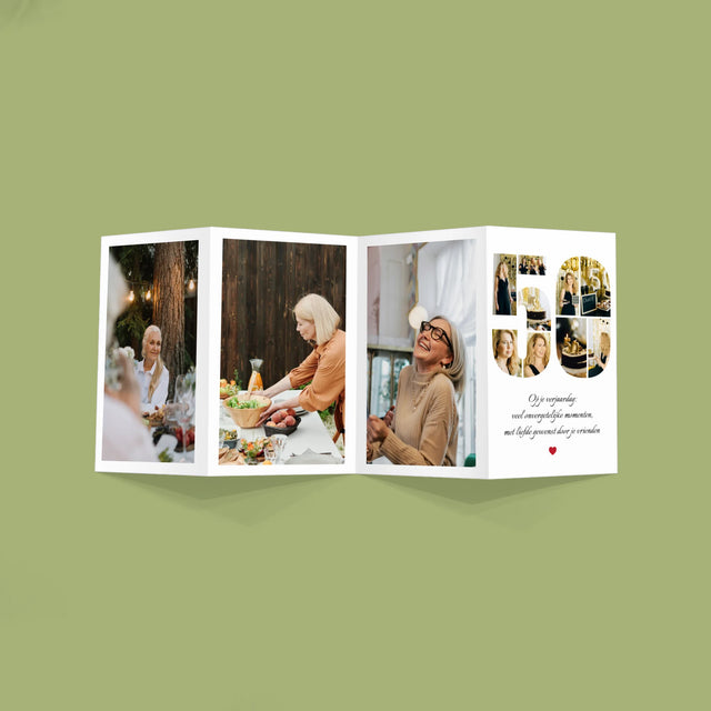 Vorm Van Foto'S: 50E Verjaardag Wensen - Grote Harmonica Van Foto'S