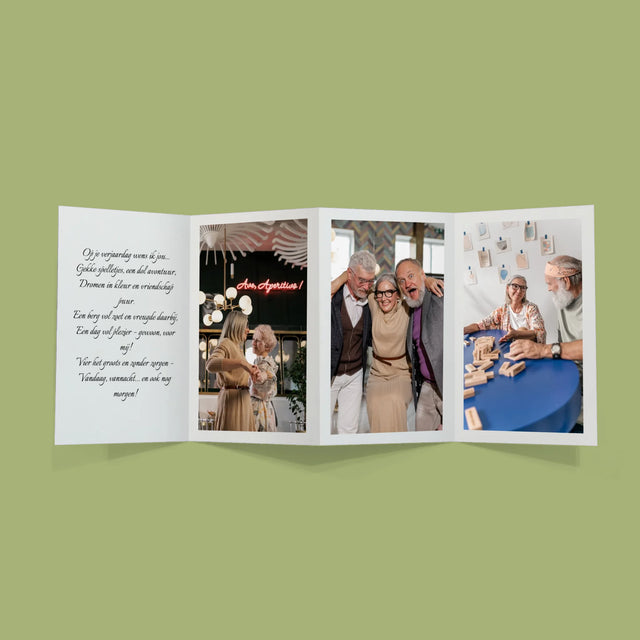 Vorm Van Foto'S: 50E Verjaardag Wensen - Grote Harmonica Van Foto'S