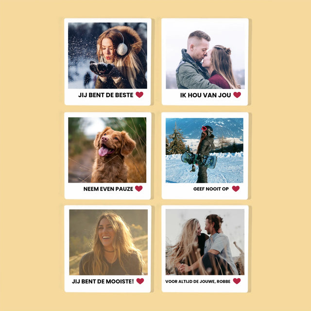 Foto En Handtekening: Positieve Gedachten - Onderzetter