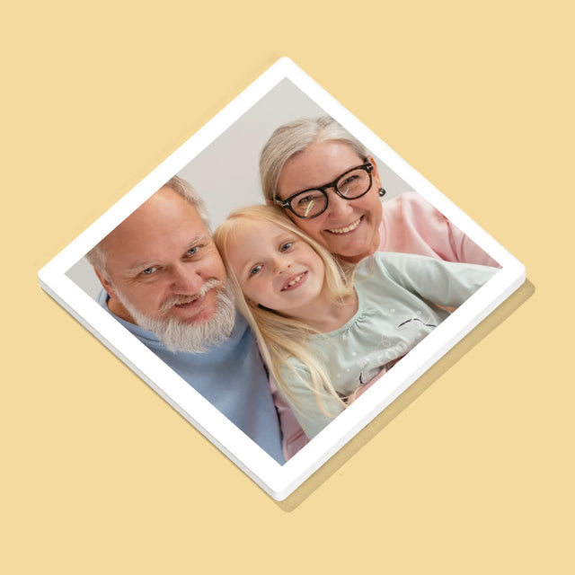 Fotocollage: Lieve Opa - Onderzetter