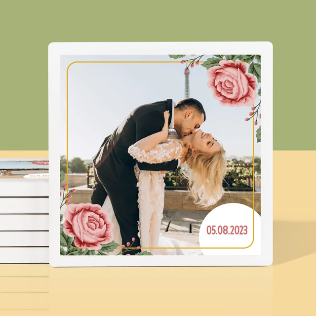 Fotocollage: Jullie Datum - Onderzetter