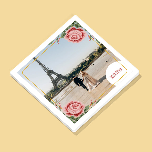 Fotocollage: Jullie Datum - Onderzetter