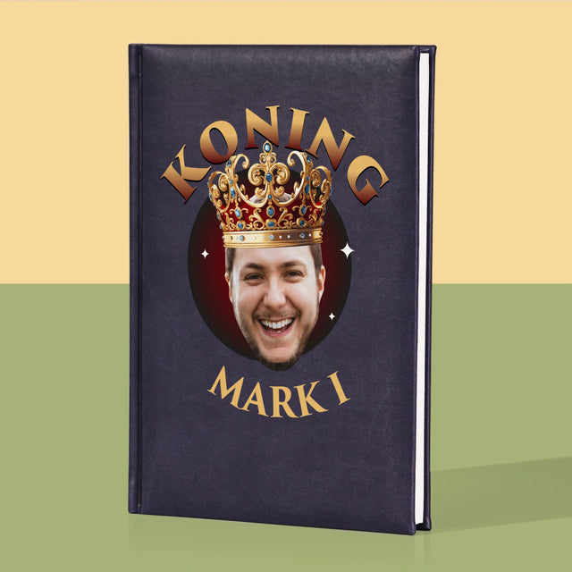 Foto En Handtekening: Koning - Notitieboek