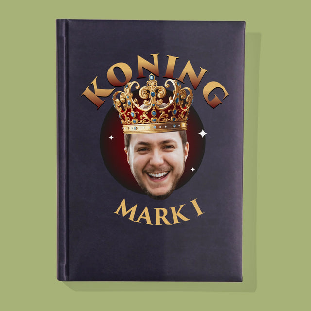 Foto En Handtekening: Koning - Notitieboek