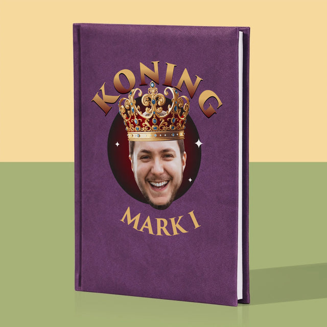 Foto En Handtekening: Koning - Notitieboek