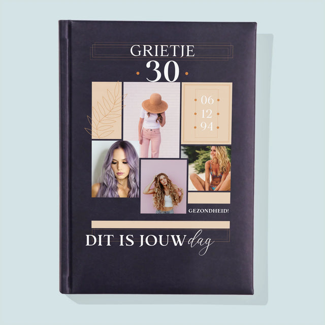 Fotocollage: Dit Is Jouw Dag - Notitieboek