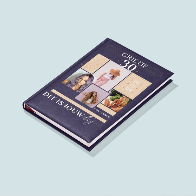 Fotocollage: Dit Is Jouw Dag - Notitieboek