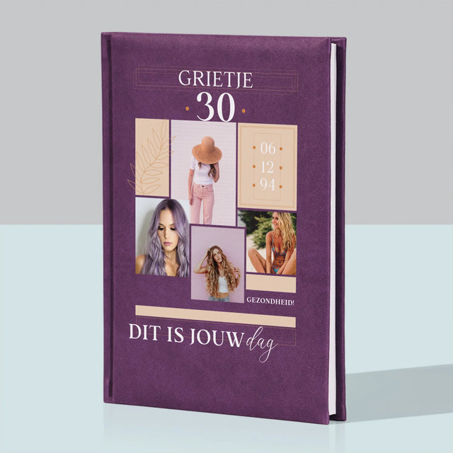 Fotocollage: Dit Is Jouw Dag - Notitieboek