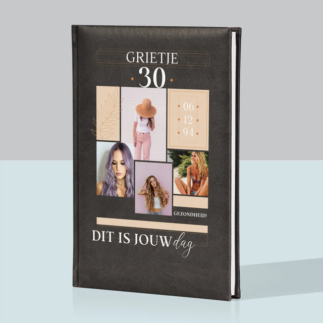 Fotocollage: Dit Is Jouw Dag - Notitieboek