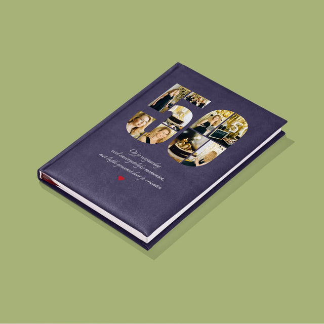 Vorm Van Foto'S: 50E Verjaardag Wensen - Notitieboek