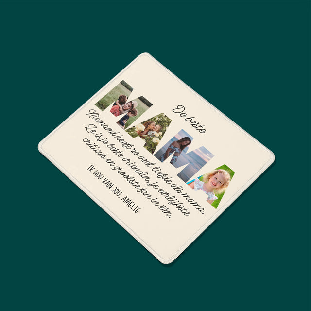 Woord Van Foto'S: De Beste Mama Ter Wereld - Bureauonderlegger