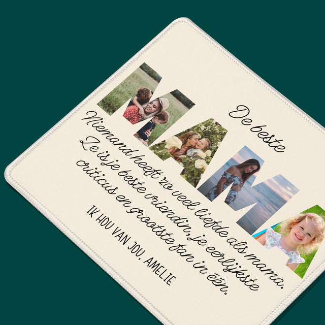 Woord Van Foto'S: De Beste Mama Ter Wereld - Bureauonderlegger