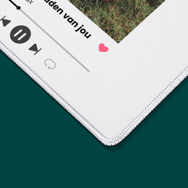 Foto En Handtekening: Mama Wij Houden Van Jou - Bureauonderlegger