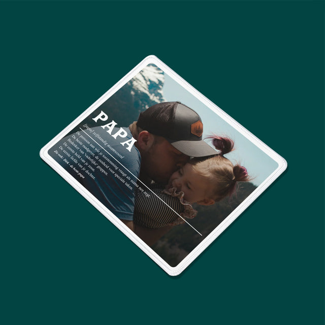 Foto En Handtekening: Definitie Papa - Bureauonderlegger