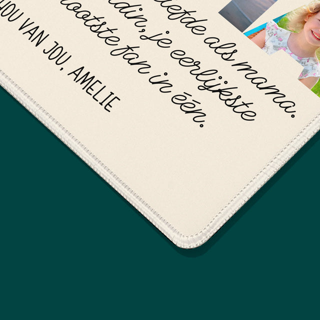 Woord Van Foto'S: De Beste Mama Ter Wereld - Bureauonderlegger