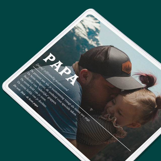 Foto En Handtekening: Definitie Papa - Bureauonderlegger