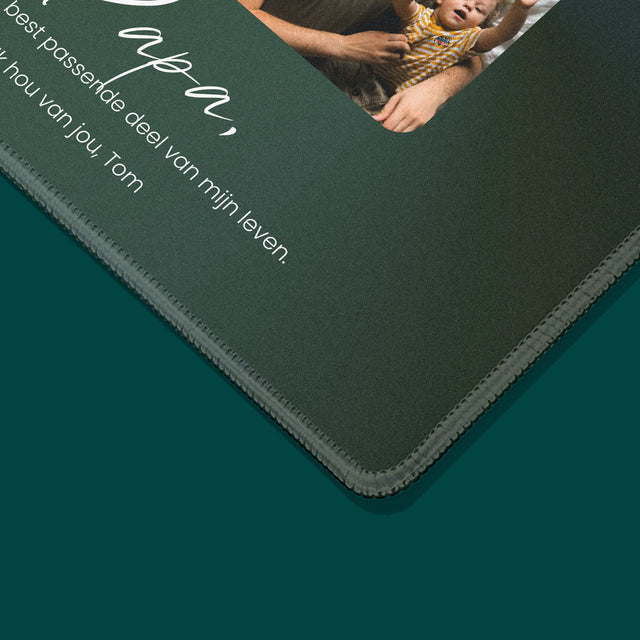 Fotocollage: Fotopuzzel, Papa - Bureauonderlegger