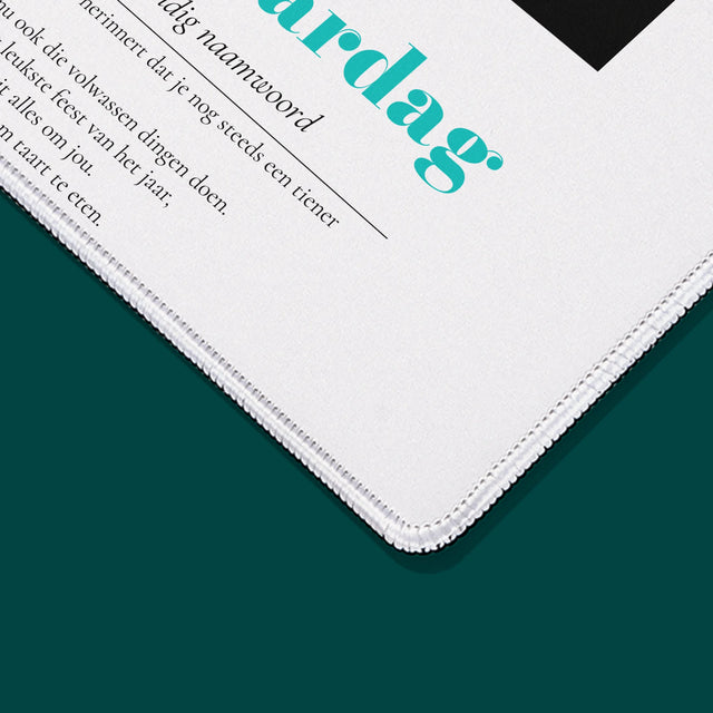 Fotocollage: 30E Verjaardag Definitie - Bureauonderlegger