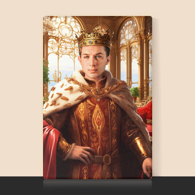 Koninklijk Portret: Heerser - Afdruk Met Frame 30X40 (Verticaal)