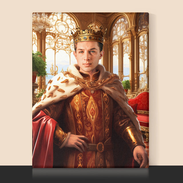 Koninklijk Portret: Heerser - Afdruk Met Frame 30X40 (Verticaal)