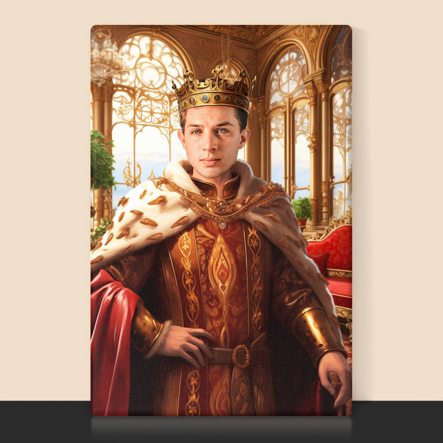 Koninklijk Portret: Heerser - Afdruk Met Frame 30X40 (Verticaal)