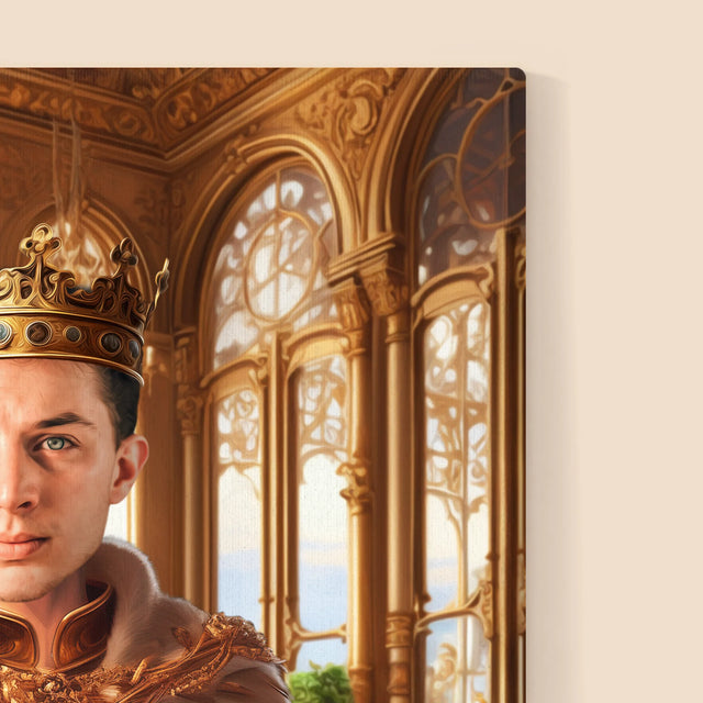 Koninklijk Portret: Heerser - Afdruk Met Frame 30X40 (Verticaal)