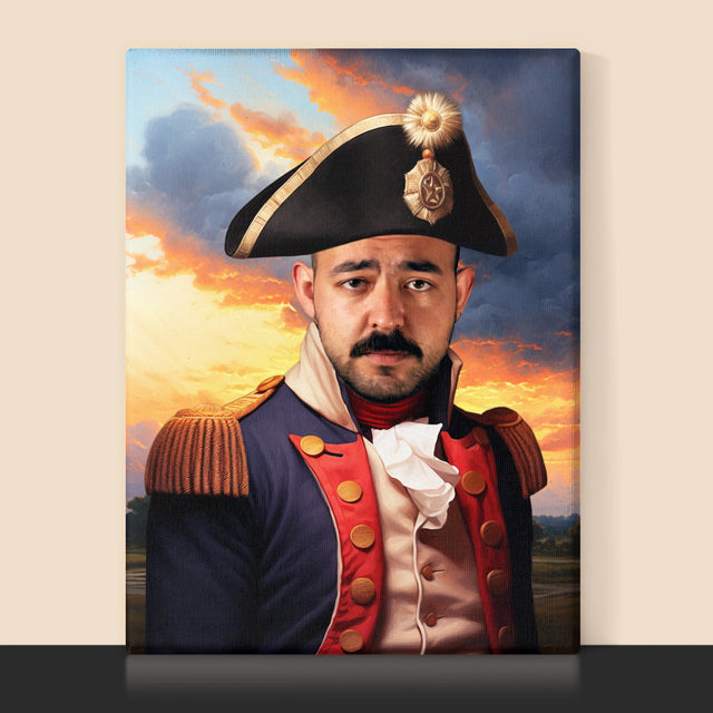 Koninklijk Portret: Generaal - Afdruk Met Frame 30X40 (Verticaal)