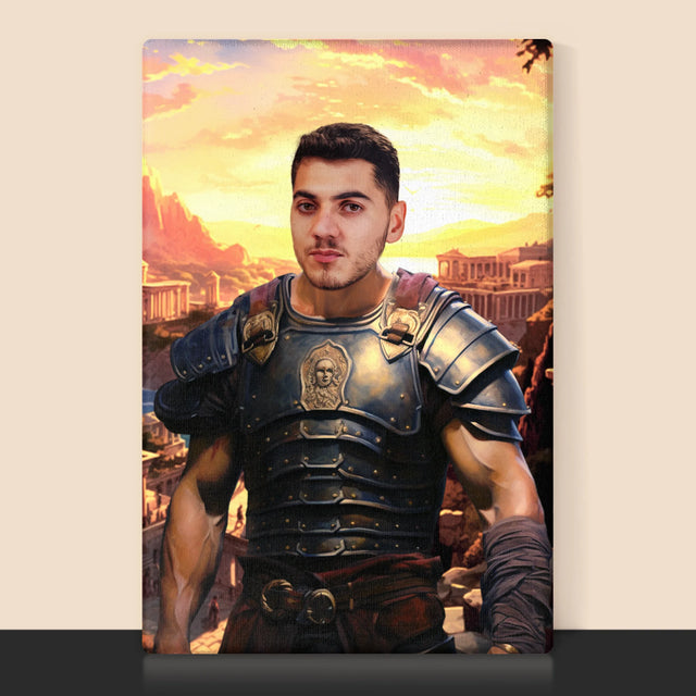 Koninklijk Portret: Romeins - Afdruk Met Frame 30X40 (Verticaal)