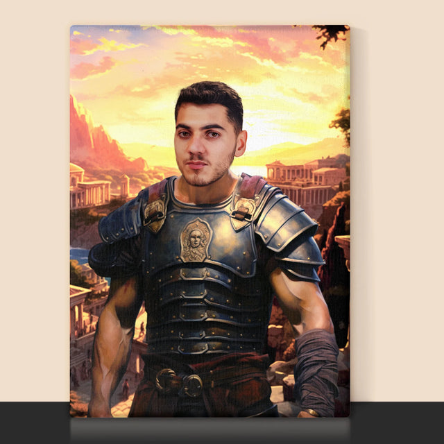 Koninklijk Portret: Romeins - Afdruk Met Frame 30X40 (Verticaal)