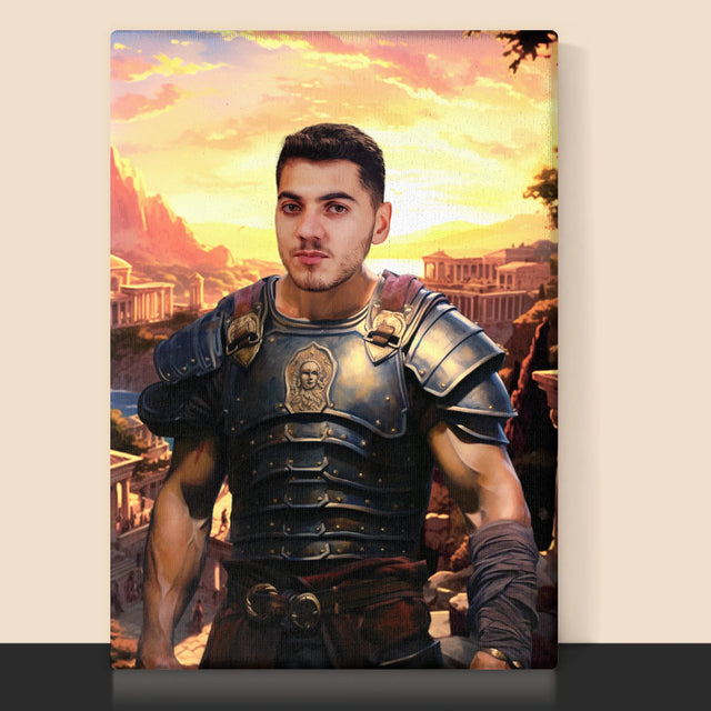 Koninklijk Portret: Romeins - Afdruk Met Frame 30X40 (Verticaal)