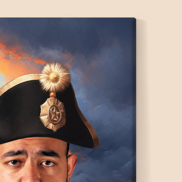 Koninklijk Portret: Generaal - Afdruk Met Frame 30X40 (Verticaal)