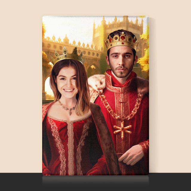 Koninklijk Portret: Koningin - Afdruk Met Frame 30X40 (Verticaal)