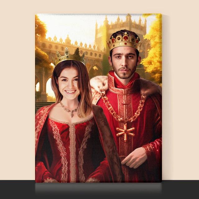 Koninklijk Portret: Koningin - Afdruk Met Frame 30X40 (Verticaal)