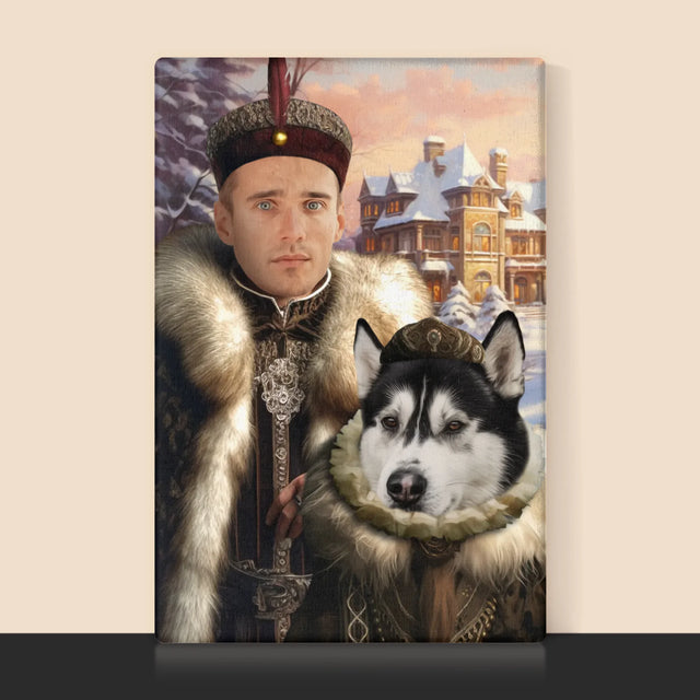 Koninklijk Portret: Adel - Afdruk Met Frame 30X40 (Verticaal)