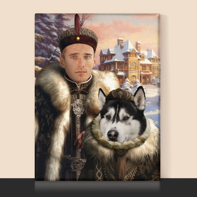 Koninklijk Portret: Adel - Afdruk Met Frame 30X40 (Verticaal)