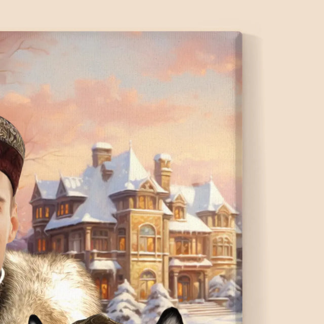 Koninklijk Portret: Adel - Afdruk Met Frame 30X40 (Verticaal)