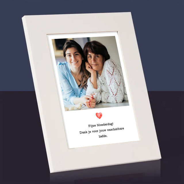 Foto En Handtekening: Kaartje Voor Mama - Fotokader (Horziontaal)
