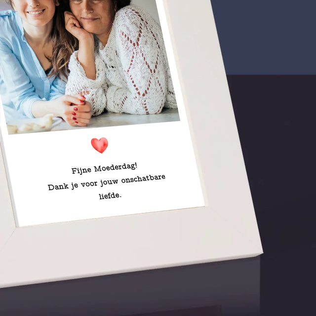 Foto En Handtekening: Kaartje Voor Mama - Fotokader (Horziontaal)