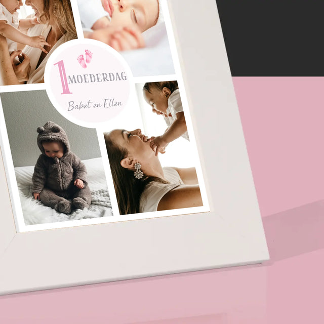 Fotocollage: Eerste Moederdag - Fotokader (Horziontaal)