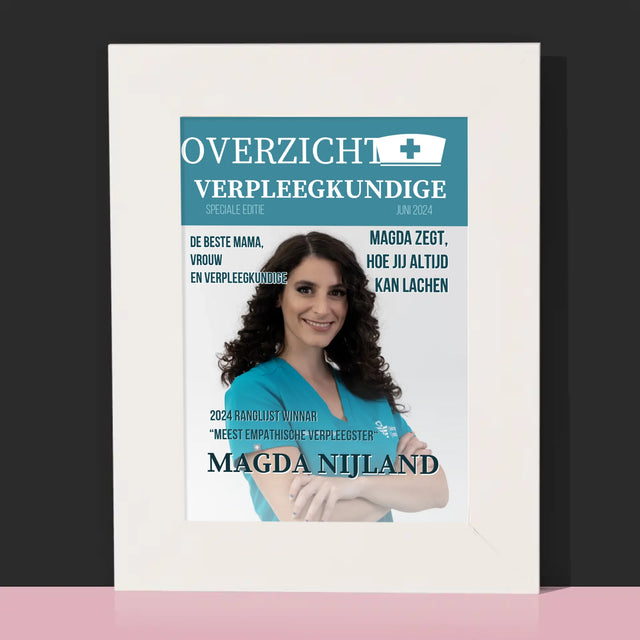 Omslag Van Tijdschrift: Overzicht Verpleegkundige - Fotokader (Horziontaal)