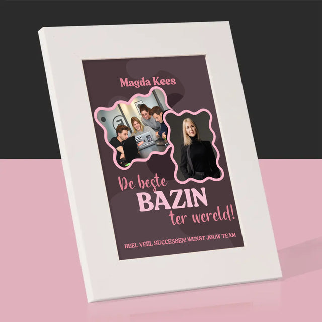 Fotocollage: De Beste Bazin - Fotokader (Horziontaal)