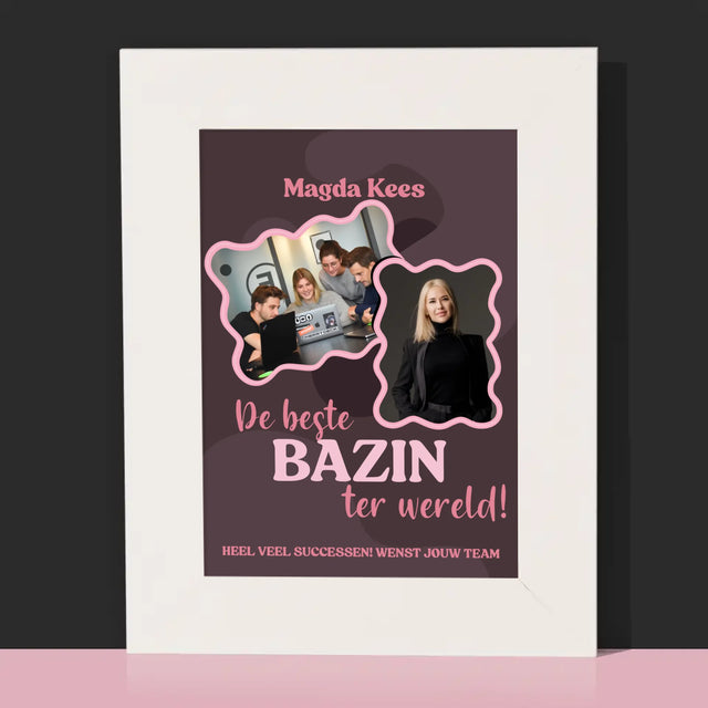 Fotocollage: De Beste Bazin - Fotokader (Horziontaal)