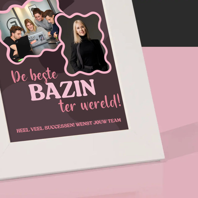 Fotocollage: De Beste Bazin - Fotokader (Horziontaal)